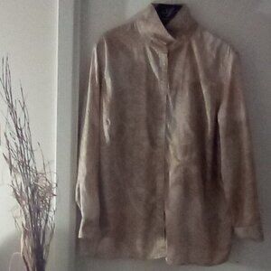 Women's Ralph Lauren Pure Cotton Button Down Shirt Size 3X Bust 50" ( Doubled)